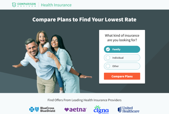 Health Landing Page Hero