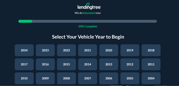 LendingTree Funnel Slide